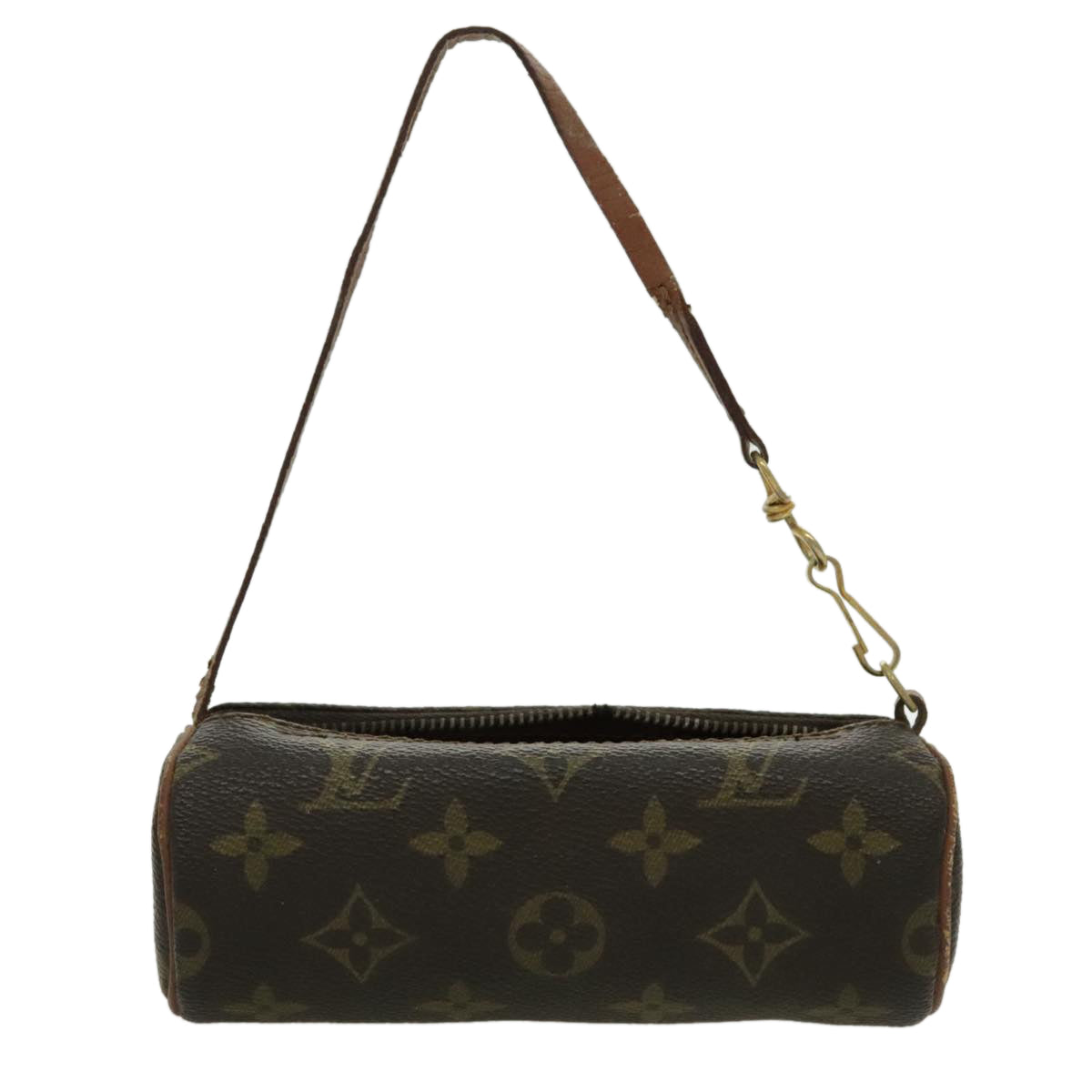 LOUIS VUITTON Monogram Papillon Pouch LV Auth 96443