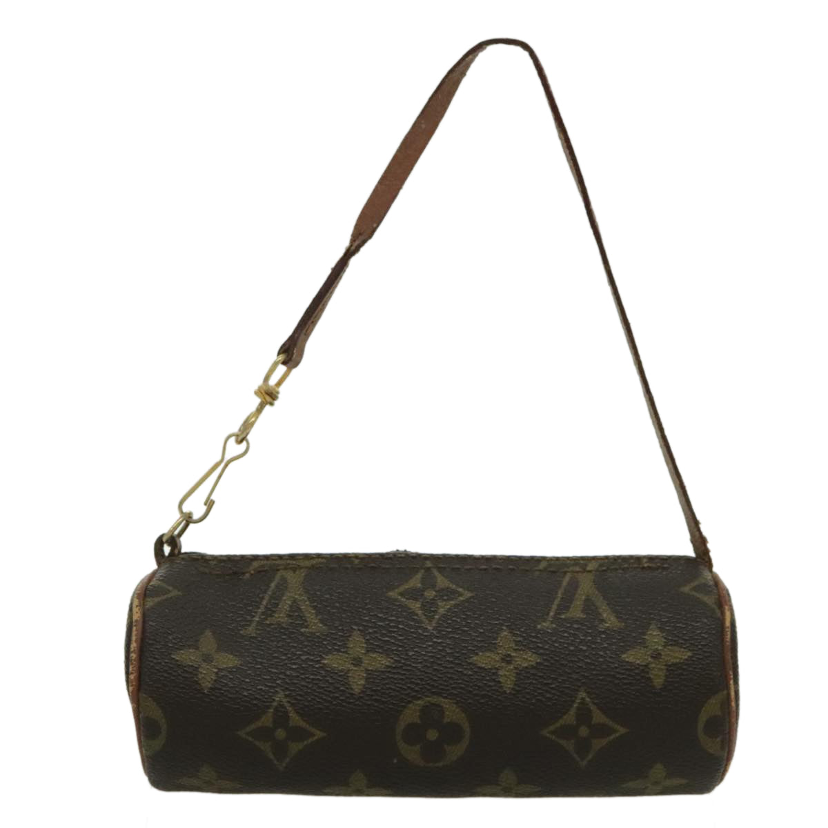 LOUIS VUITTON Monogram Papillon Pouch LV Auth 96443