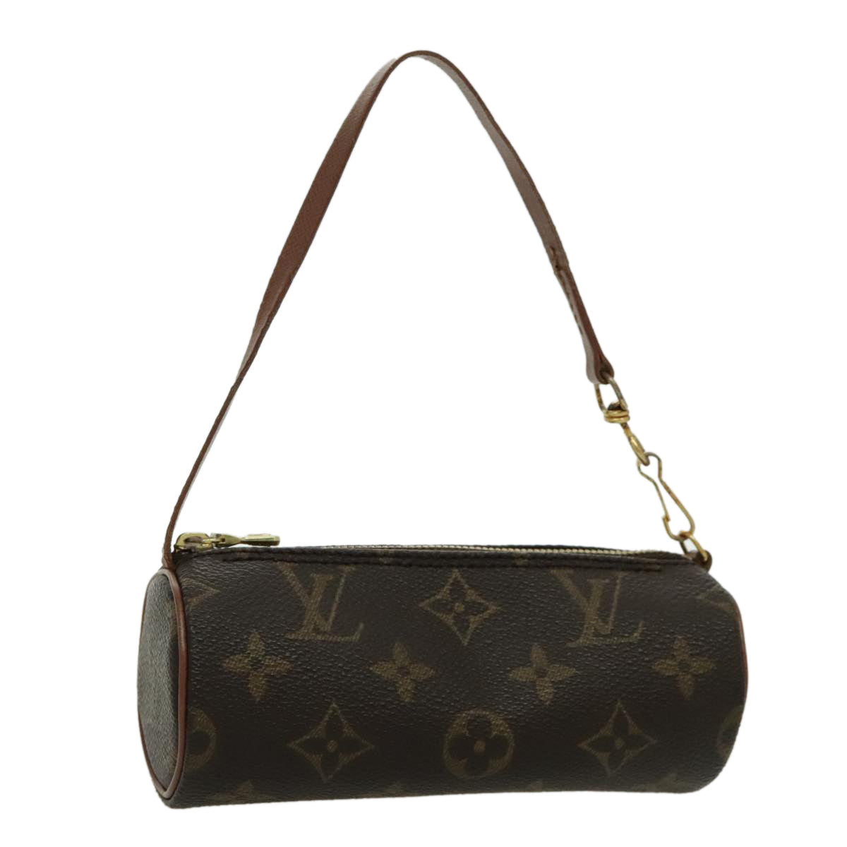 LOUIS VUITTON Monogram Papillon Pouch LV Auth 96444