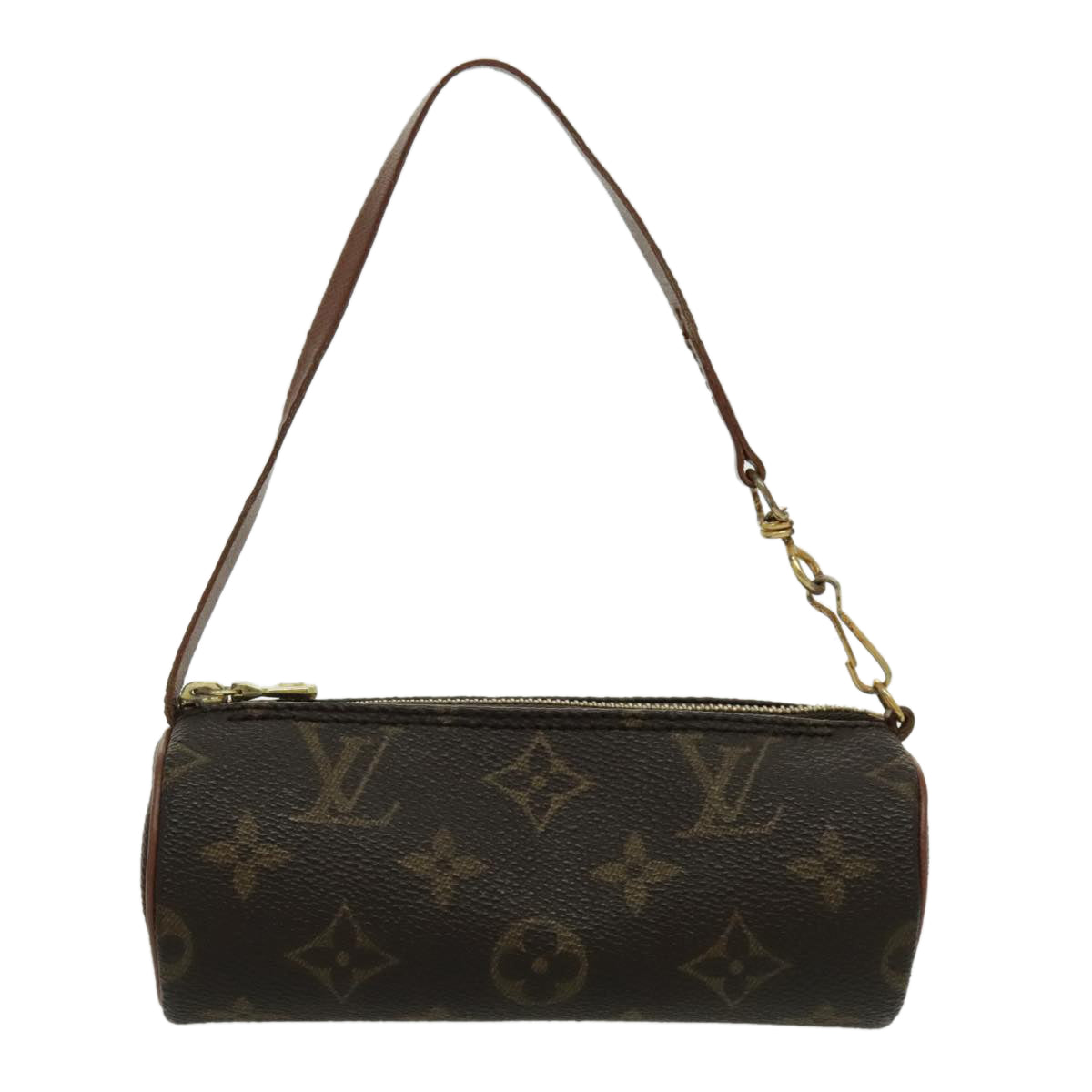 LOUIS VUITTON Monogram Papillon Pouch LV Auth 96444