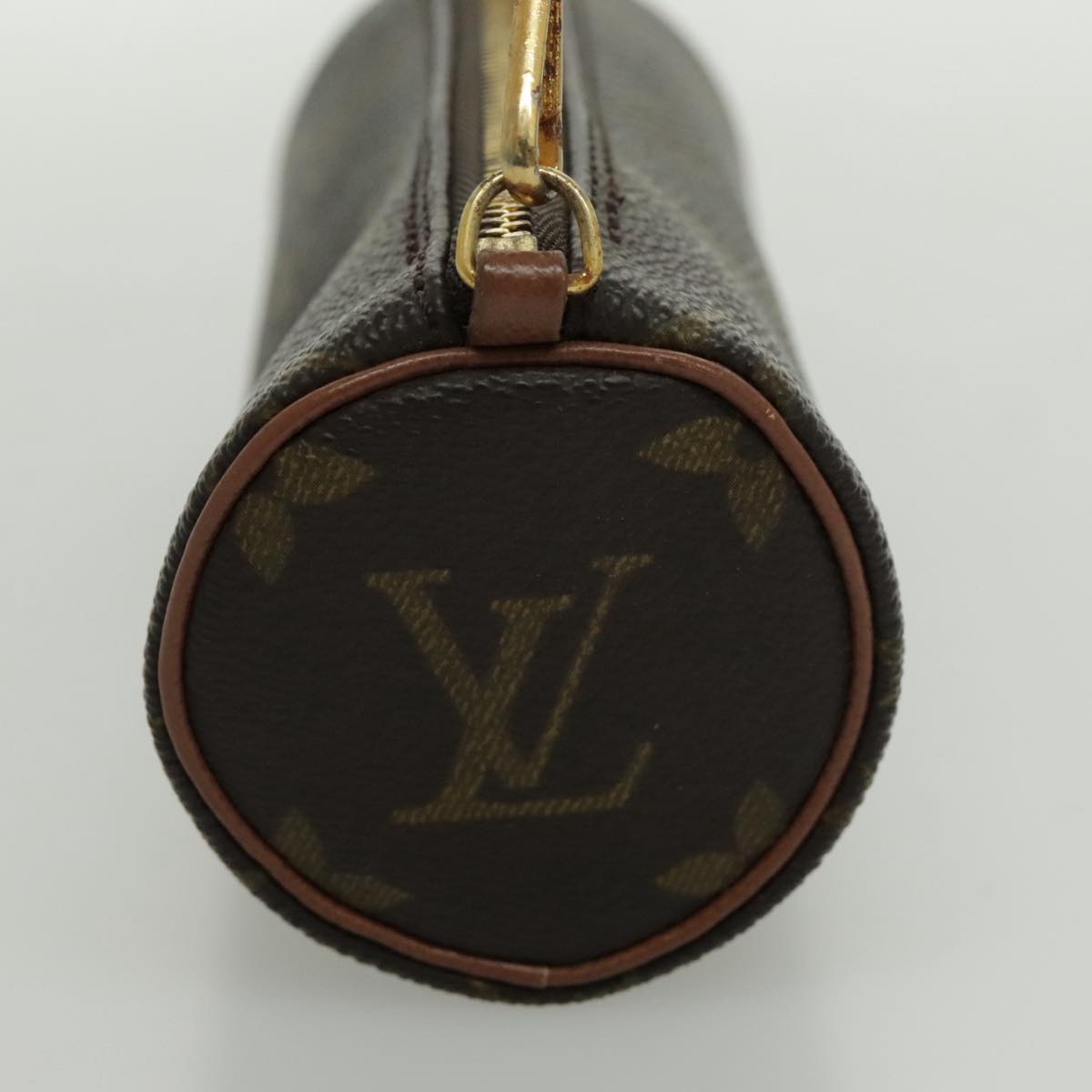 LOUIS VUITTON Monogram Papillon Pouch LV Auth 96444