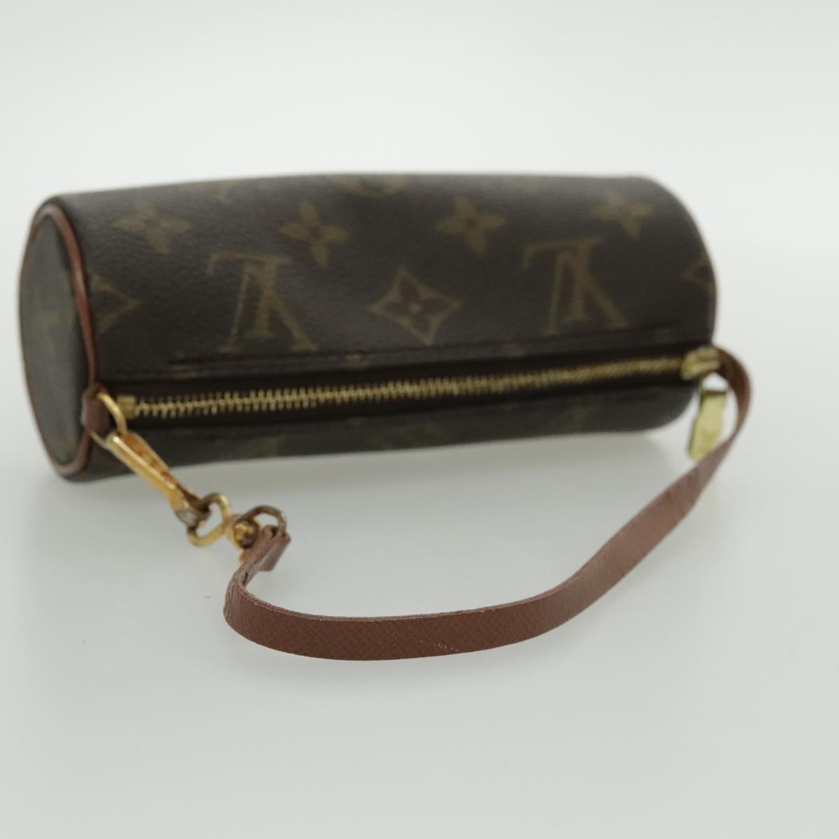 LOUIS VUITTON Monogram Papillon Pouch LV Auth 96444