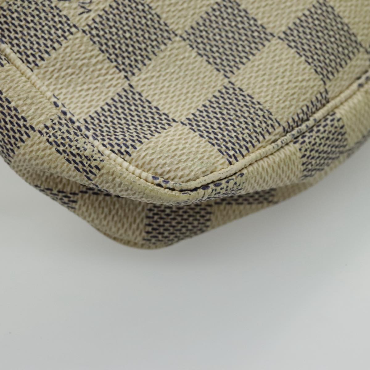 LOUIS VUITTON Damier Azur Pochette Accessoires Pouch N51986 LV Auth 96446