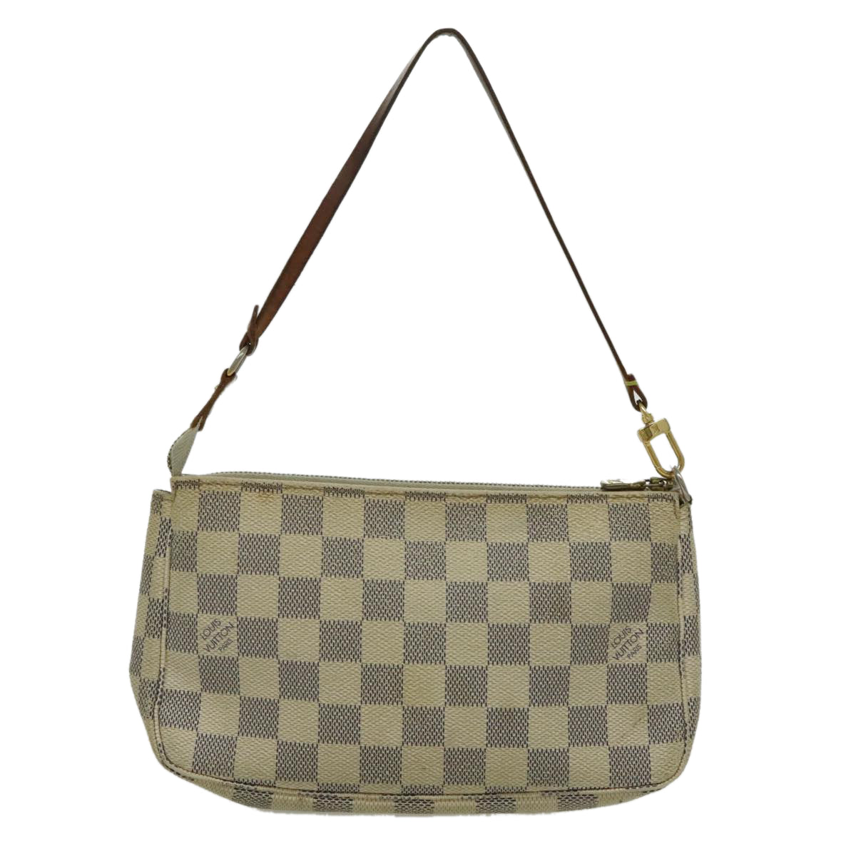 LOUIS VUITTON Damier Azur Pochette Accessoires Pouch N51986 LV Auth 96446