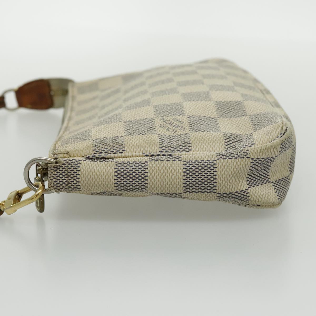 LOUIS VUITTON Damier Azur Pochette Accessoires Pouch N51986 LV Auth 96446