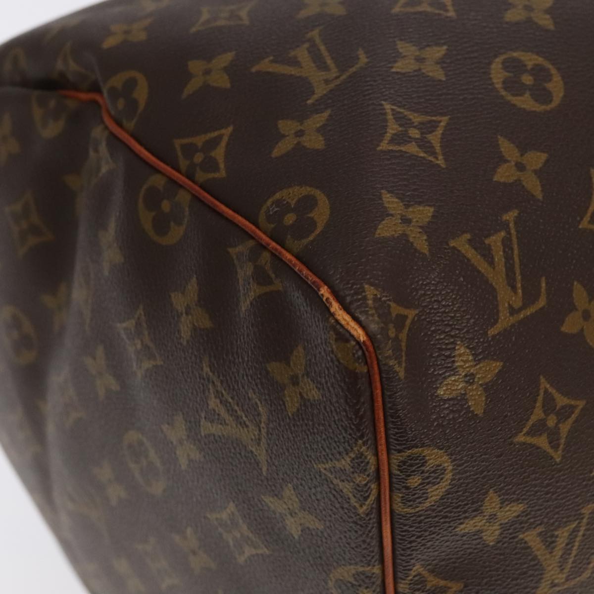 LOUIS VUITTON Monogram Keepall 55 Boston Bag M41424 LV Auth 96461