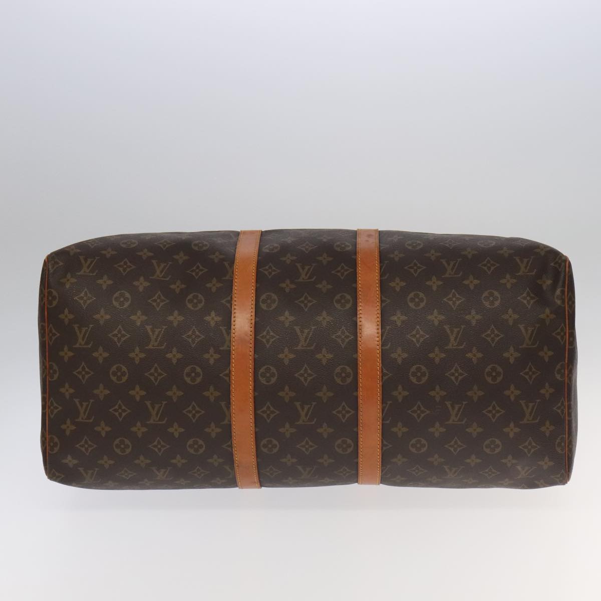 LOUIS VUITTON Monogram Keepall 55 Boston Bag M41424 LV Auth 96461