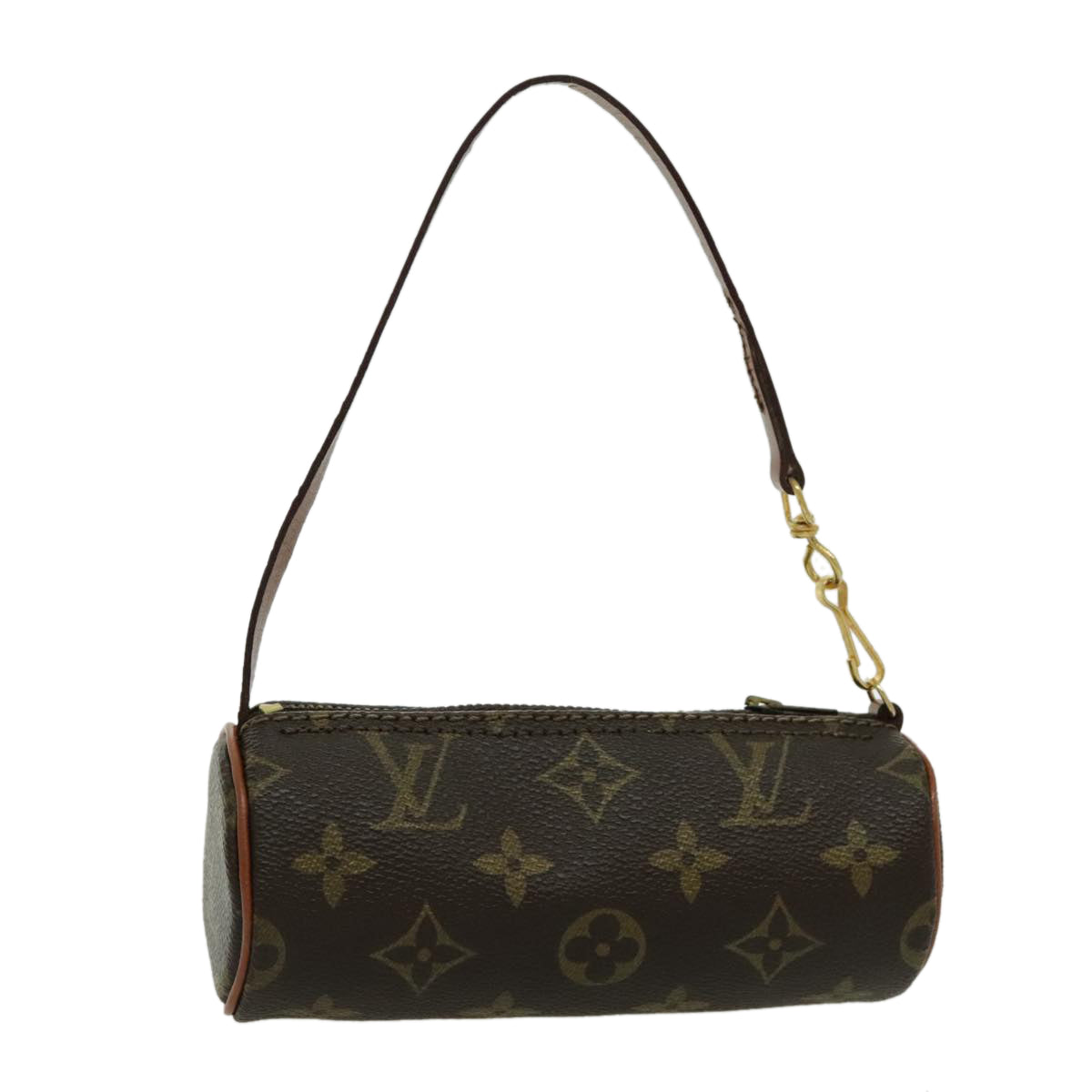 LOUIS VUITTON Monogram Papillon Pouch LV Auth 96474