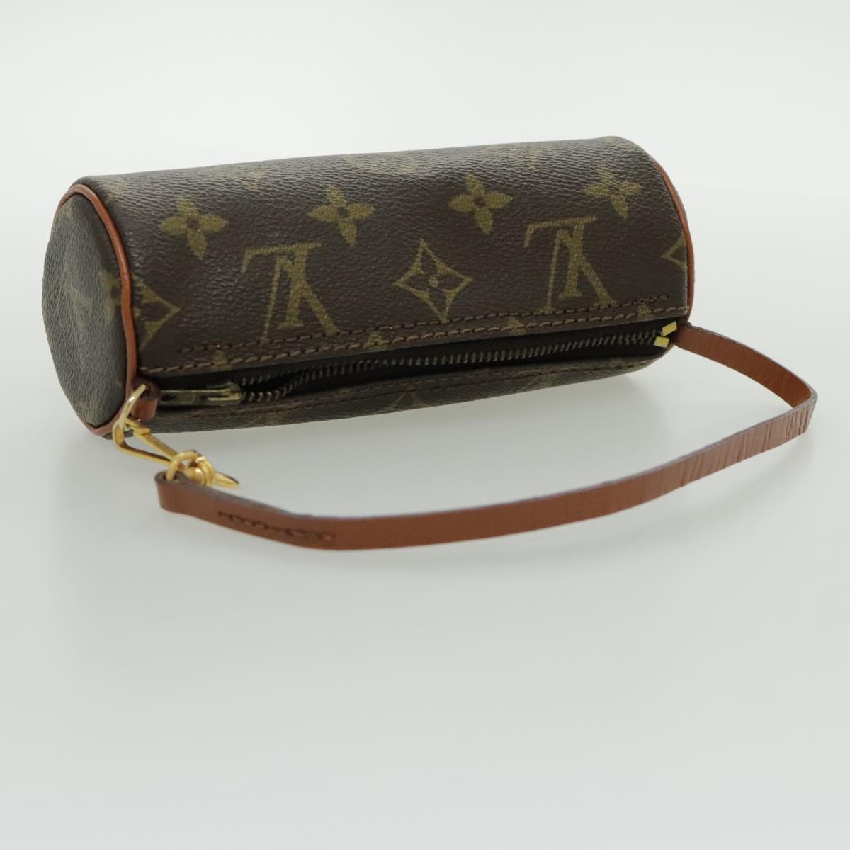 LOUIS VUITTON Monogram Papillon Pouch LV Auth 96474