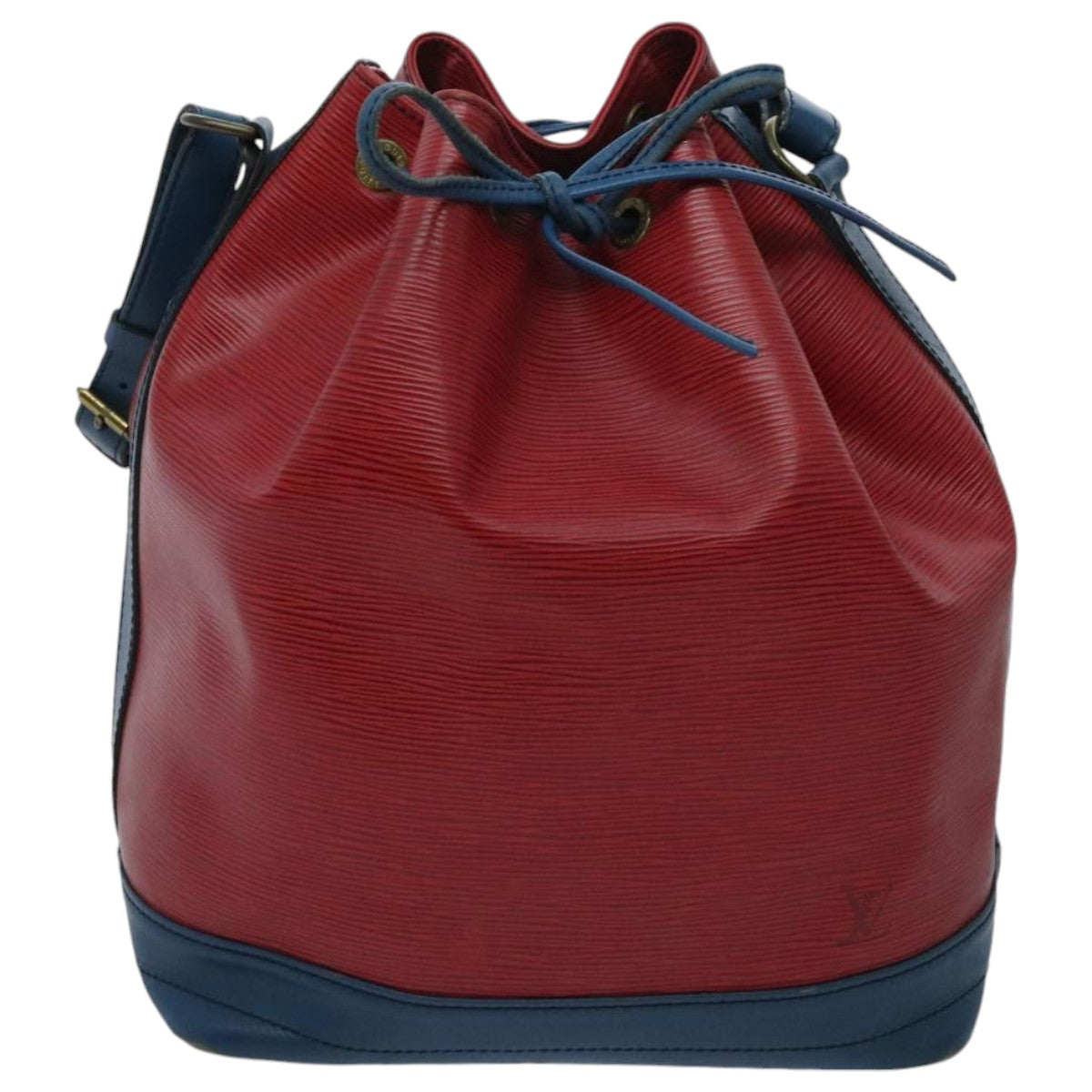 LOUIS VUITTON Epi Noe Shoulder Bag Bicolor Red Blue M44084 LV Auth 96478