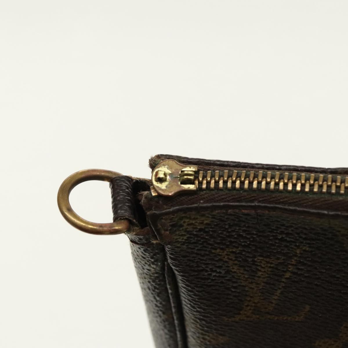 LOUIS VUITTON Monogram Pochette Accessoires Pouch M51980 LV Auth 96480