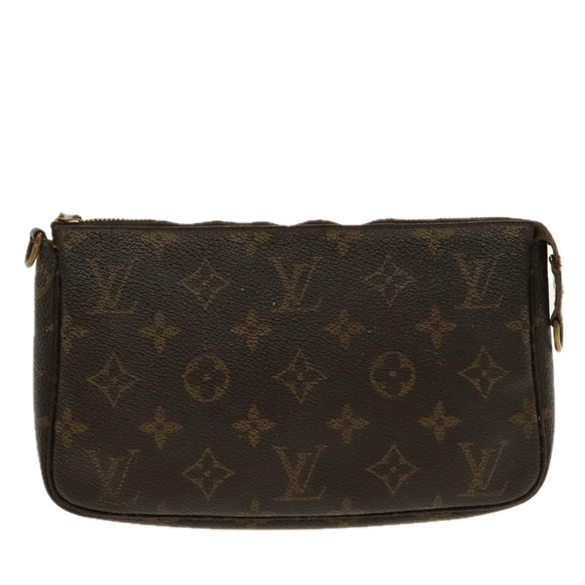 LOUIS VUITTON Monogram Pochette Accessoires Pouch M51980 LV Auth 96480