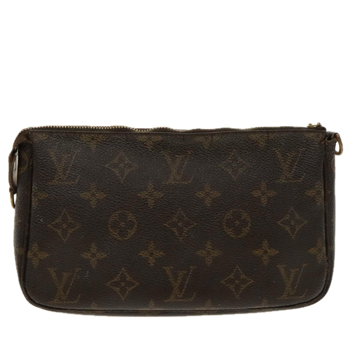 LOUIS VUITTON Monogram Pochette Accessoires Pouch M51980 LV Auth 96480