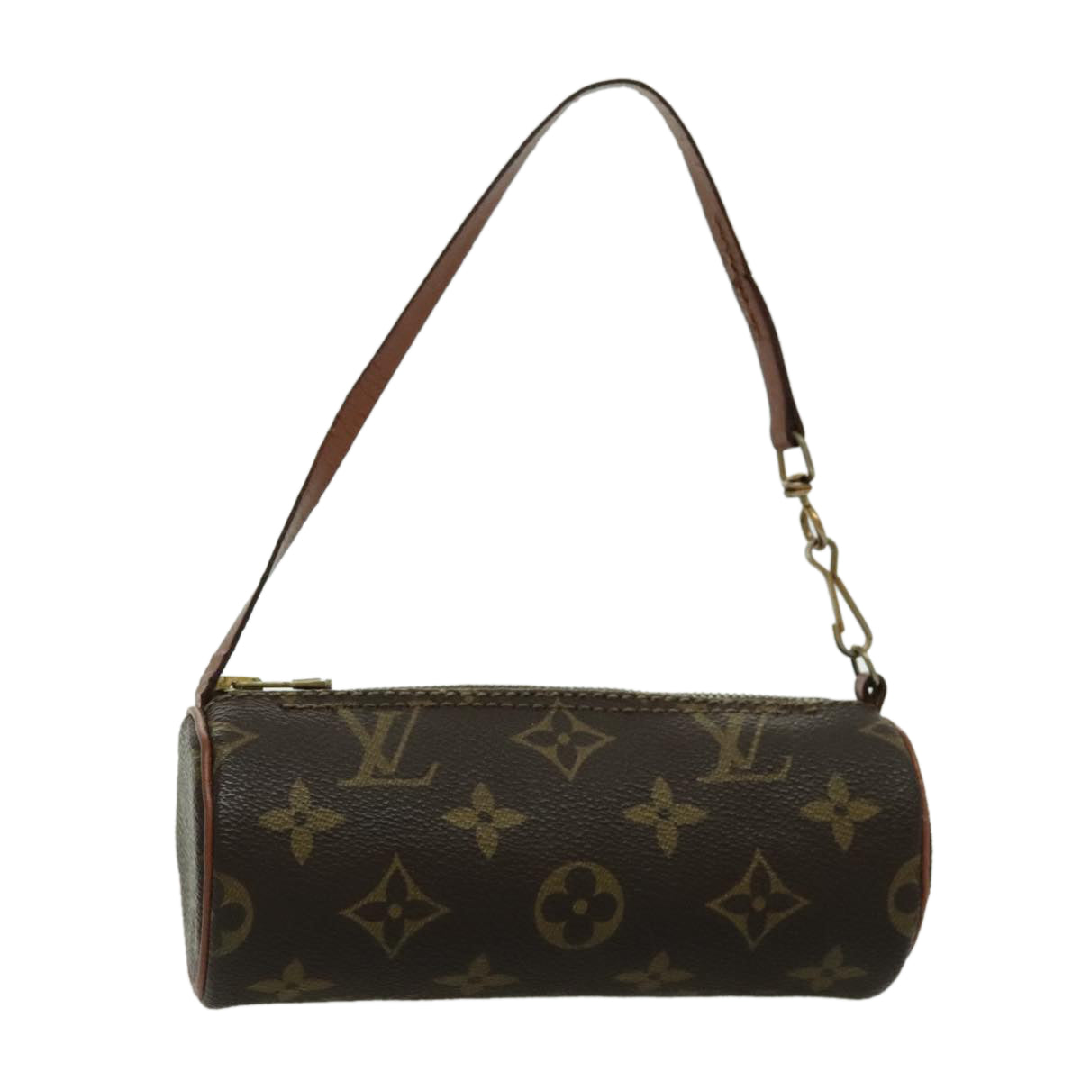 LOUIS VUITTON Monogram Papillon Pouch LV Auth 96496