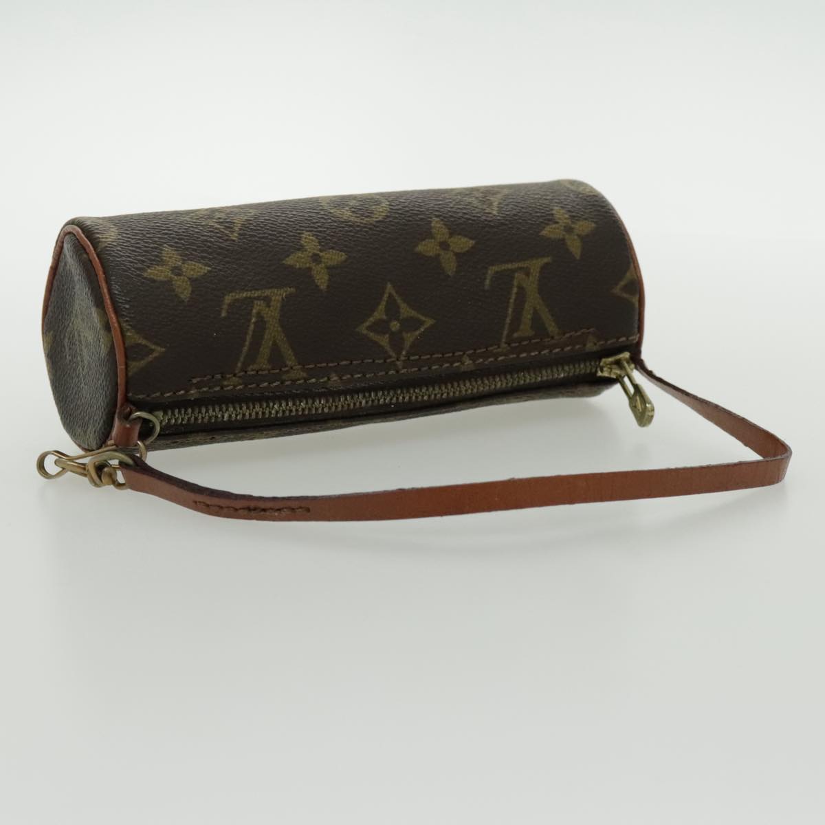 LOUIS VUITTON Monogram Papillon Pouch LV Auth 96496