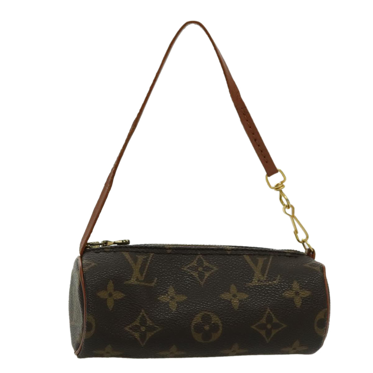 LOUIS VUITTON Monogram Papillon Pouch LV Auth 96506