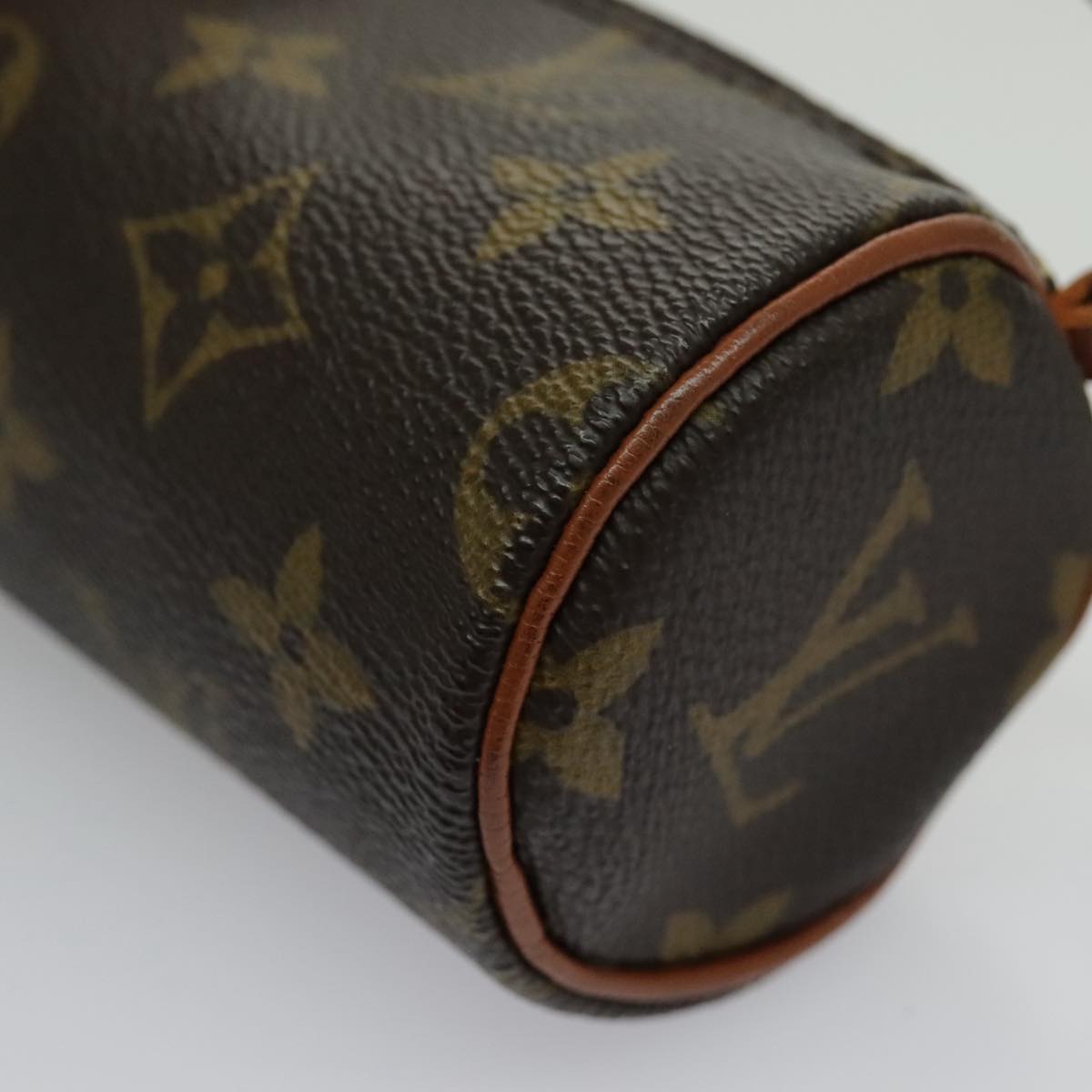 LOUIS VUITTON Monogram Papillon Pouch LV Auth 96506