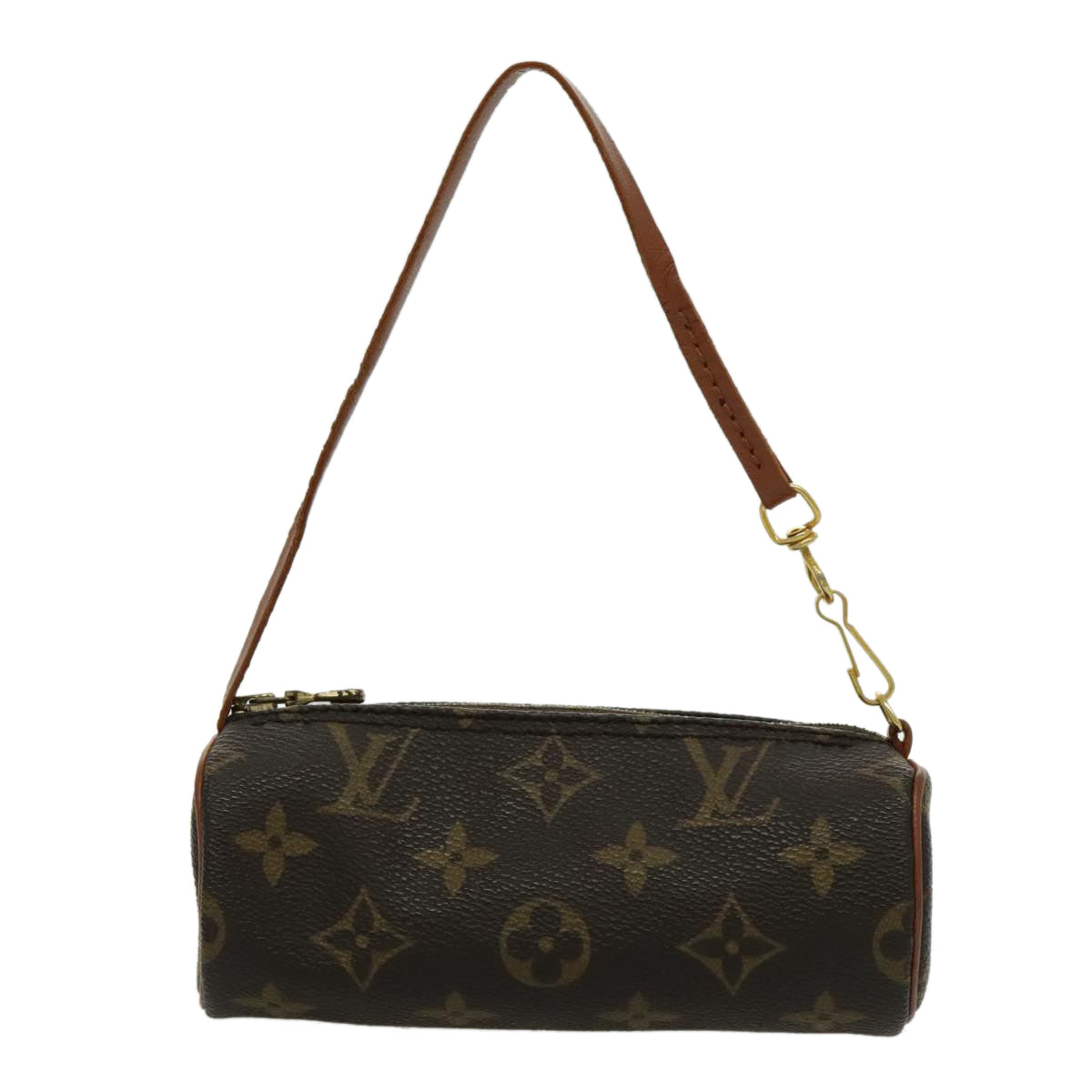 LOUIS VUITTON Monogram Papillon Pouch LV Auth 96506