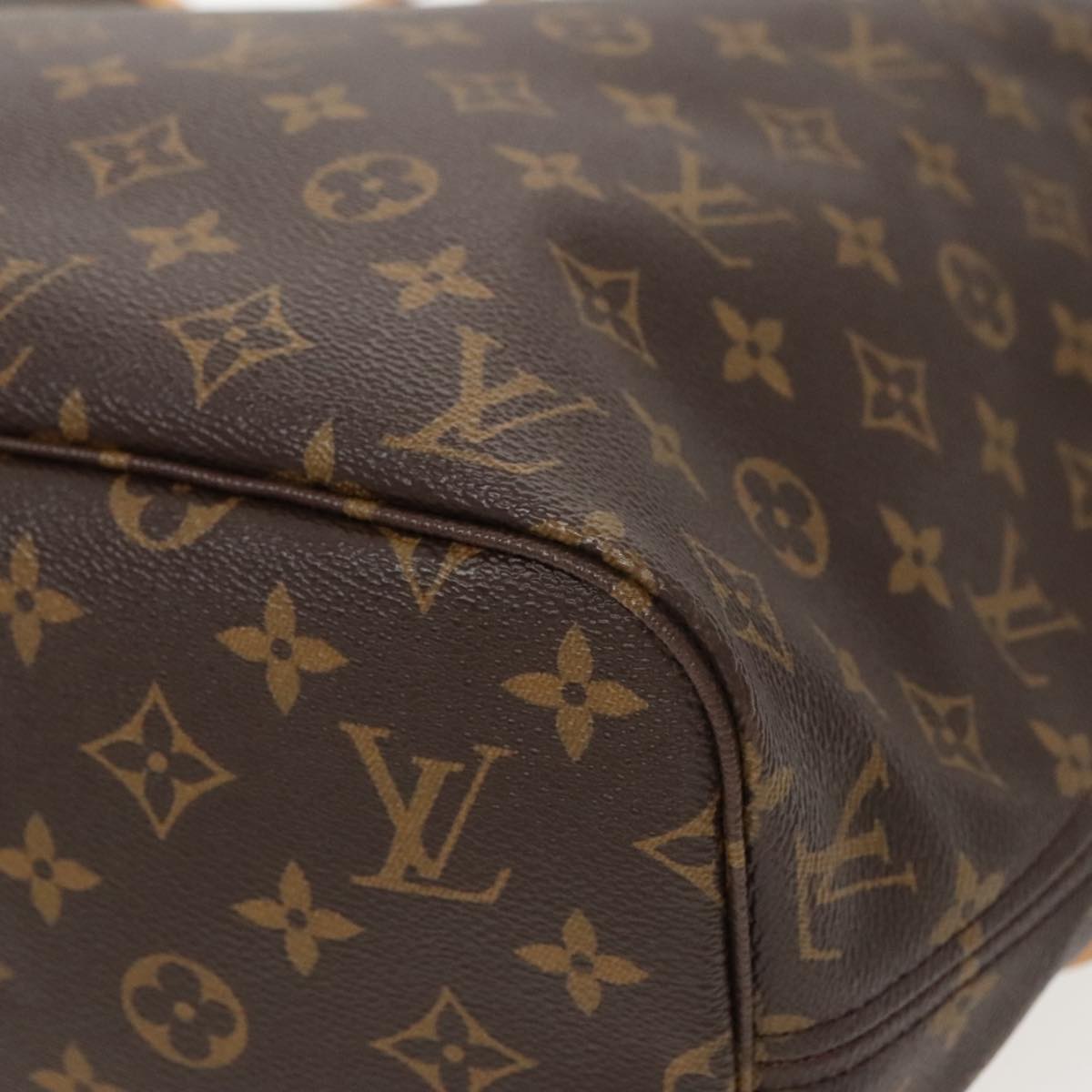 LOUIS VUITTON Monogram Neverfull MM Tote Bag M40156 LV Auth 96507A