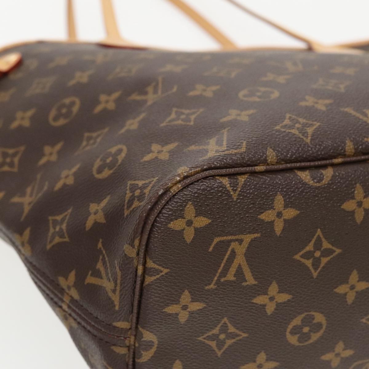 LOUIS VUITTON Monogram Neverfull MM Tote Bag M40156 LV Auth 96507A