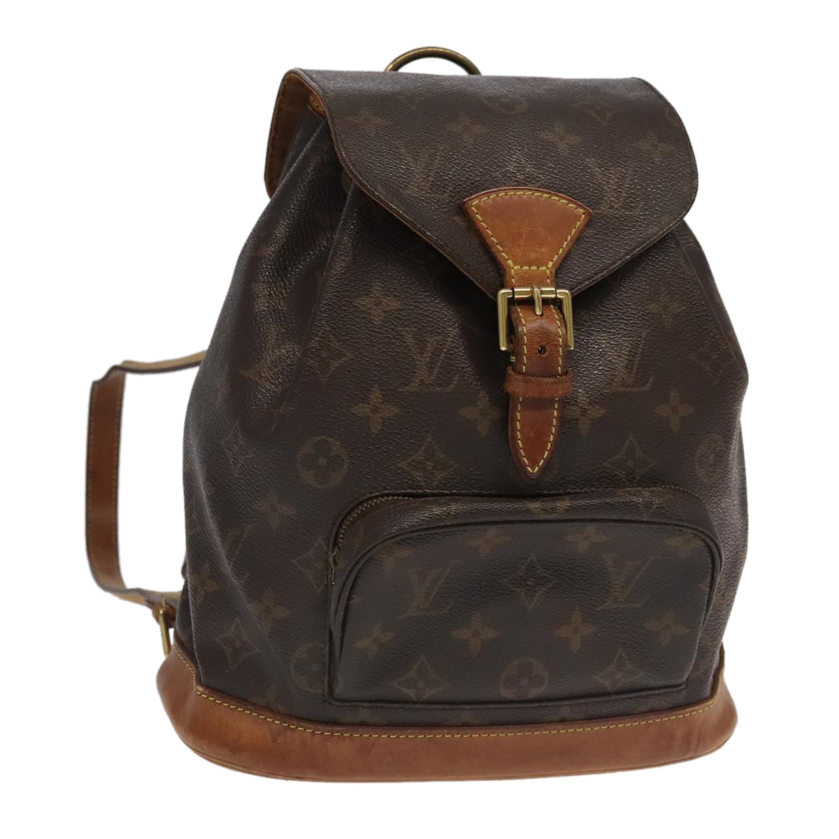 LOUIS VUITTON Monogram Montsouris MM Backpack M51136 LV Auth 96512