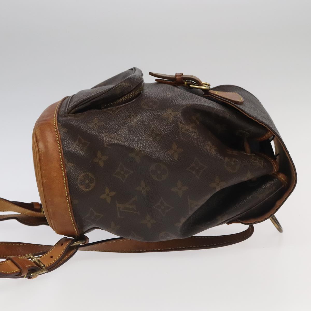 LOUIS VUITTON Monogram Montsouris MM Backpack M51136 LV Auth 96512