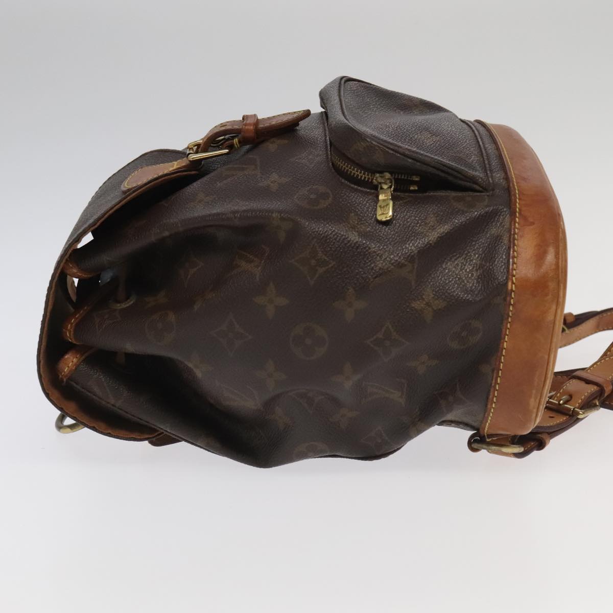 LOUIS VUITTON Monogram Montsouris MM Backpack M51136 LV Auth 96512