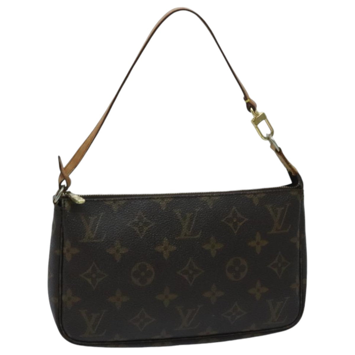 LOUIS VUITTON Monogram Pochette Accessoires Pouch M51980 LV Auth 96531