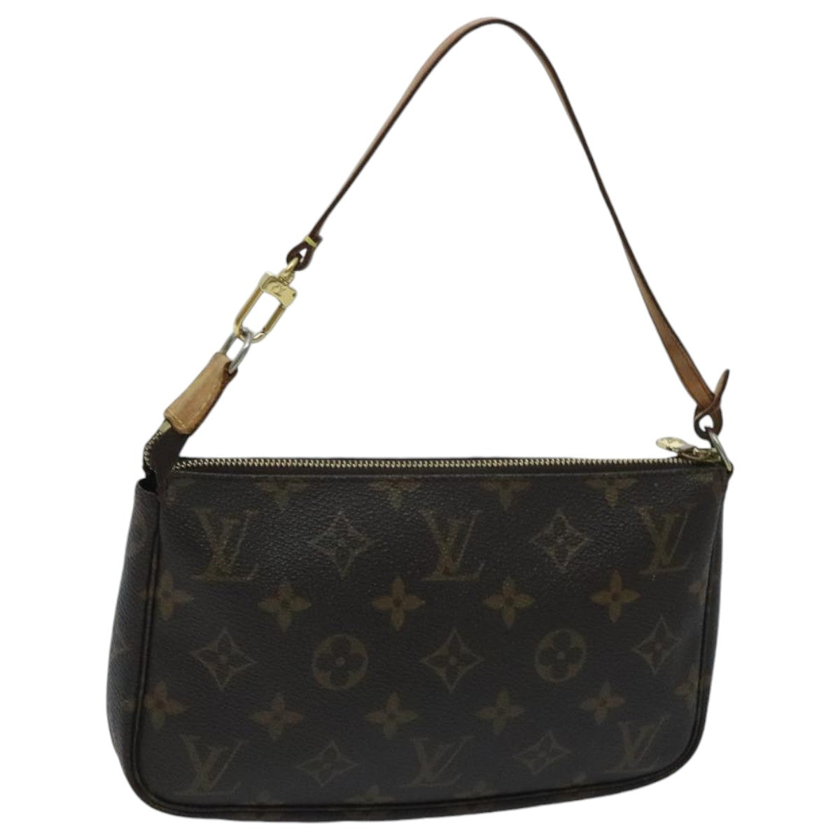 LOUIS VUITTON Monogram Pochette Accessoires Pouch M51980 LV Auth 96531