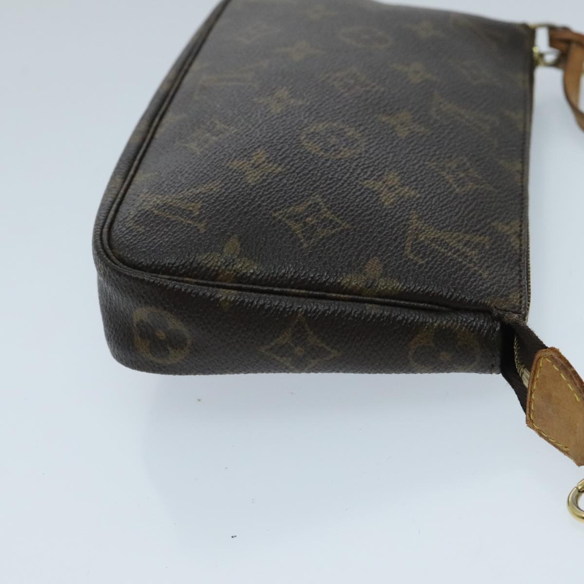 LOUIS VUITTON Monogram Pochette Accessoires Pouch M51980 LV Auth 96531