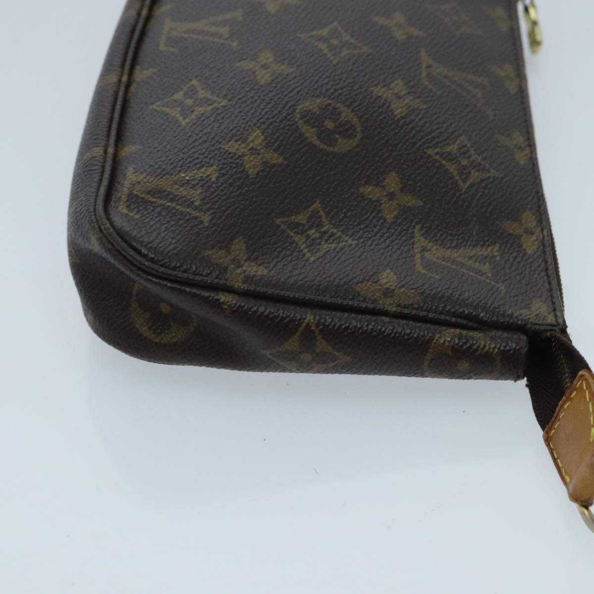 LOUIS VUITTON Monogram Pochette Accessoires Pouch M51980 LV Auth 96532