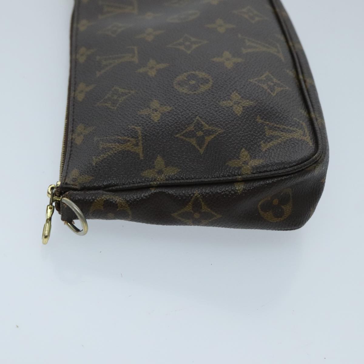 LOUIS VUITTON Monogram Pochette Accessoires Pouch M51980 LV Auth 96532