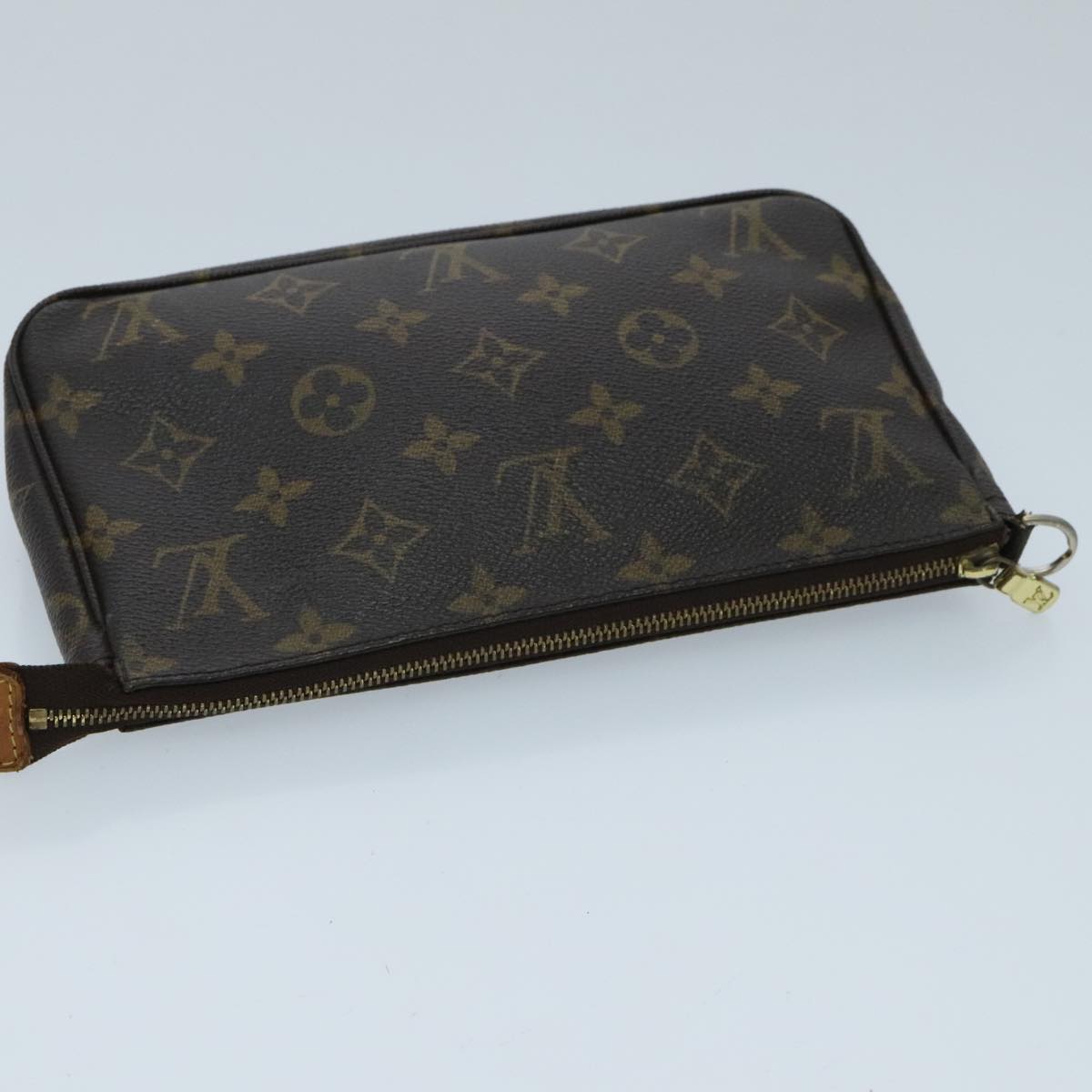 LOUIS VUITTON Monogram Pochette Accessoires Pouch M51980 LV Auth 96532