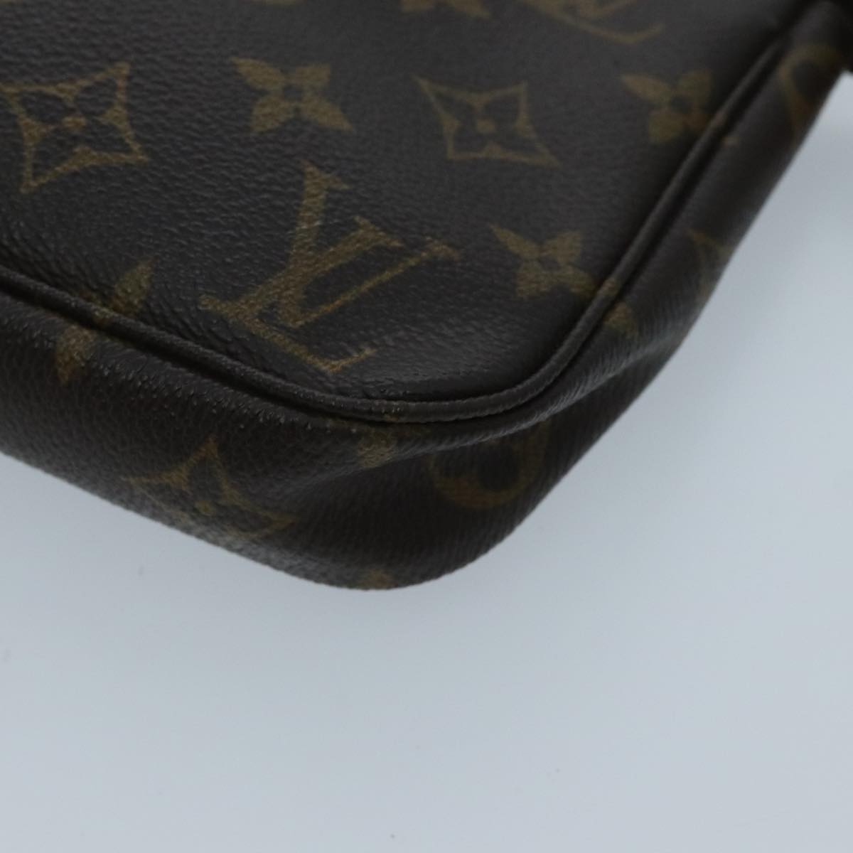 LOUIS VUITTON Monogram Pochette Accessoires Pouch M51980 LV Auth 96532