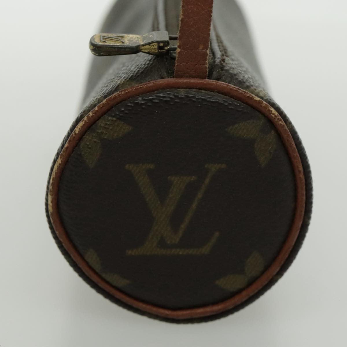 LOUIS VUITTON Monogram Papillon Pouch Pouch LV Auth 96541