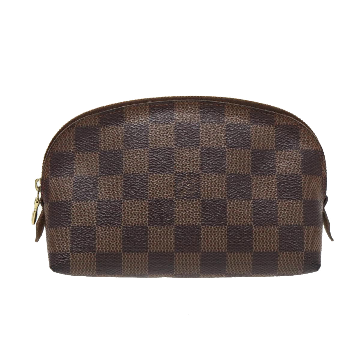 LOUIS VUITTON Damier Ebene Pochette Cosmetic PM Pouch N47516 LV Auth 96546