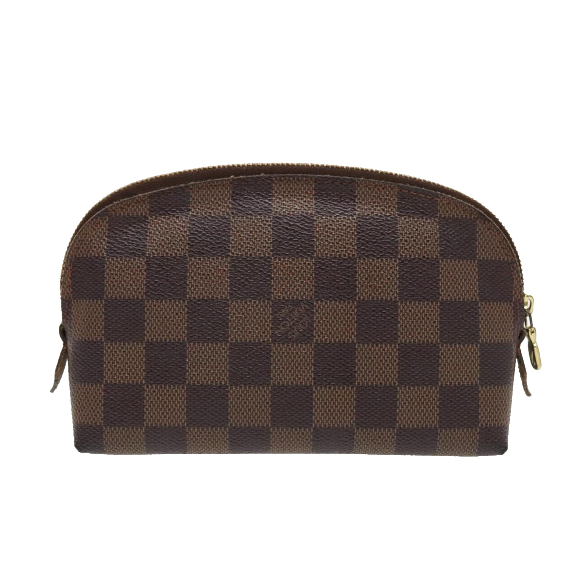 LOUIS VUITTON Damier Ebene Pochette Cosmetic PM Pouch N47516 LV Auth 96546