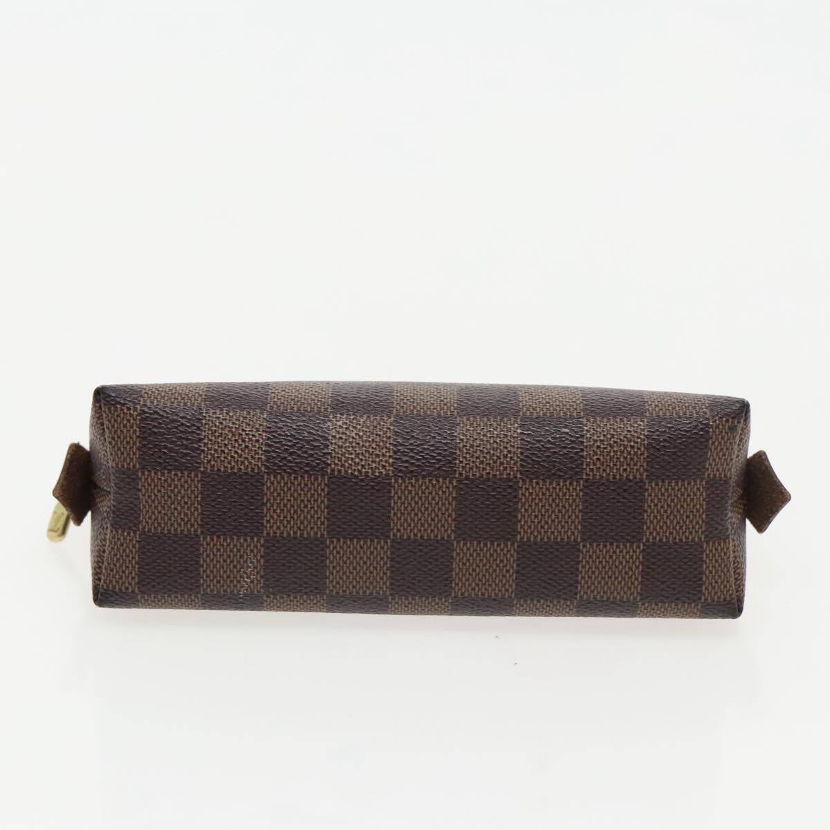 LOUIS VUITTON Damier Ebene Pochette Cosmetic PM Pouch N47516 LV Auth 96546