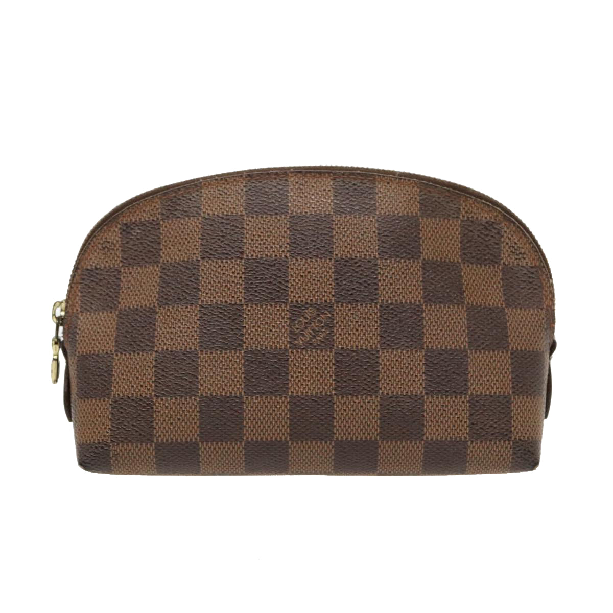 LOUIS VUITTON Damier Ebene Pochette Cosmetic PM Pouch N47516 LV Auth 96547