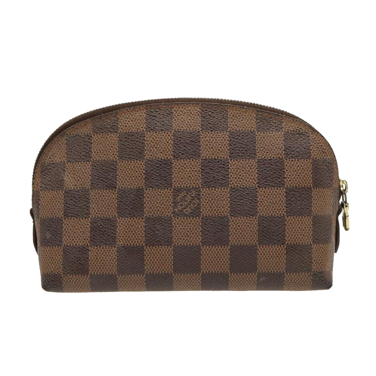 LOUIS VUITTON Damier Ebene Pochette Cosmetic PM Pouch N47516 LV Auth 96547