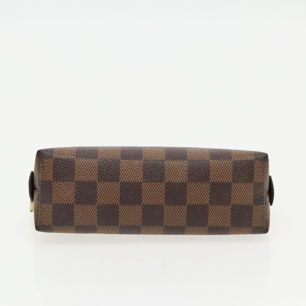 LOUIS VUITTON Damier Ebene Pochette Cosmetic PM Pouch N47516 LV Auth 96547