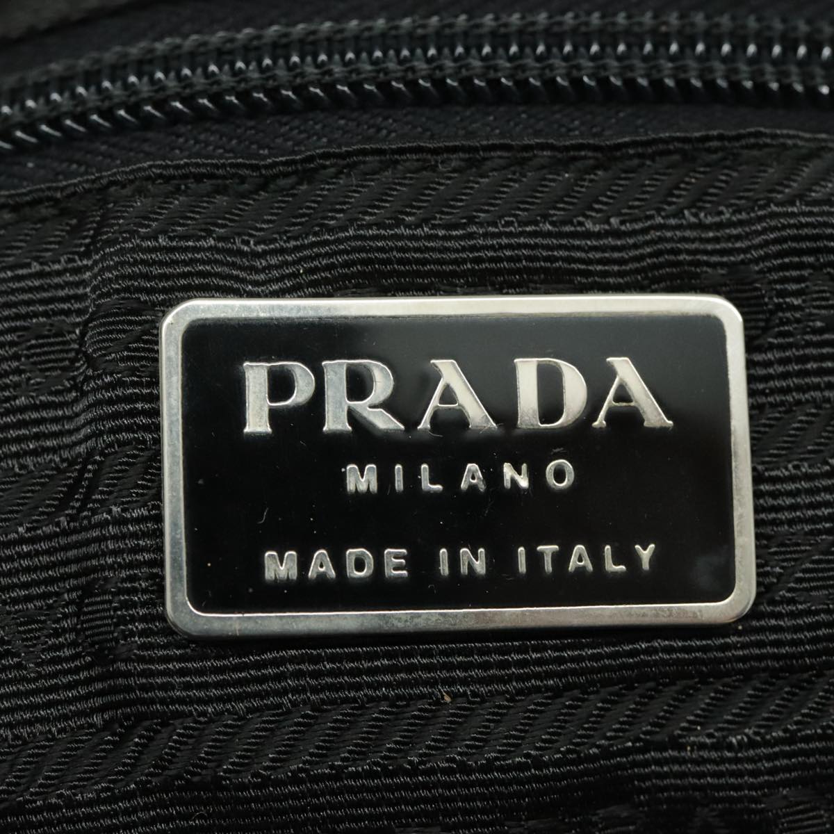 PRADA Backpack Nylon Black Auth 96661