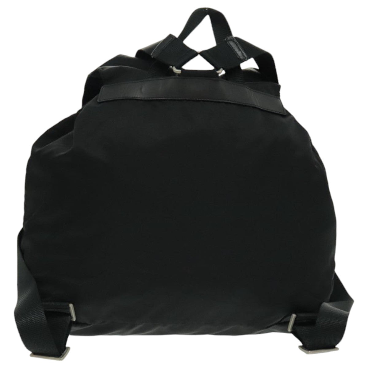 PRADA Backpack Nylon Black Auth 96661