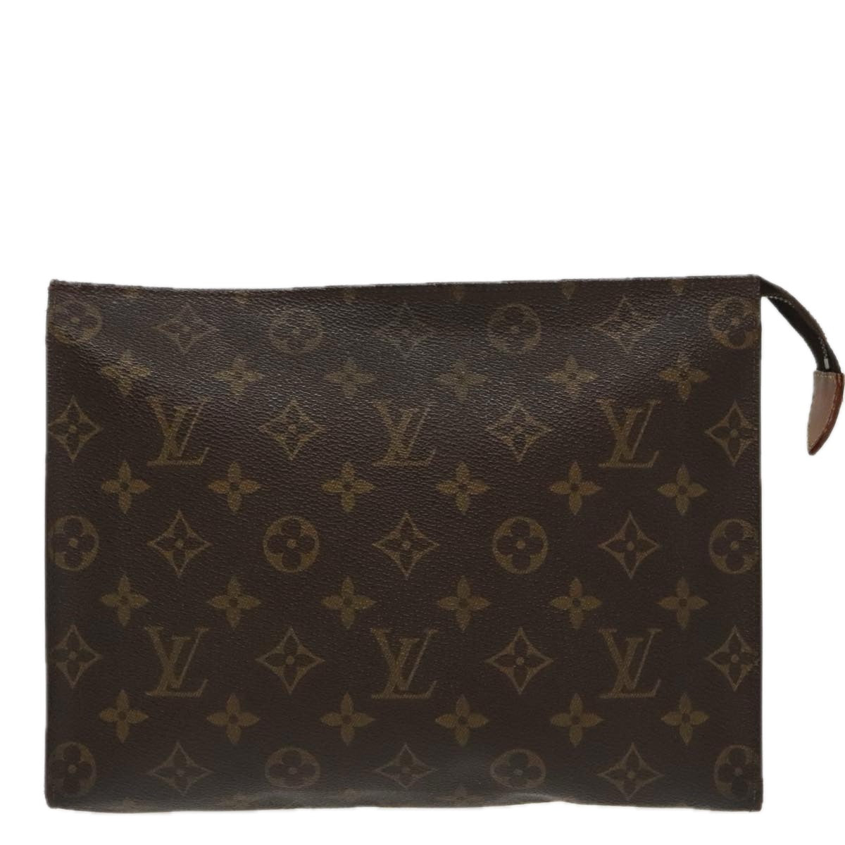 LOUIS VUITTON Monogram Poche Toilette 26 Pouch M47542 LV Auth 96681