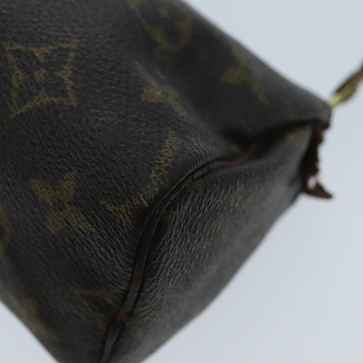 LOUIS VUITTON Monogram Mini Speedy Hand Bag M41534 LV Auth 96683