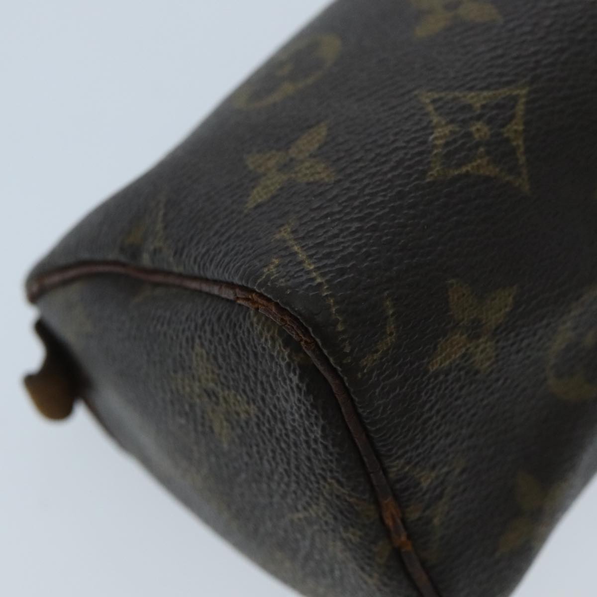 LOUIS VUITTON Monogram Mini Speedy Hand Bag M41534 LV Auth 96683
