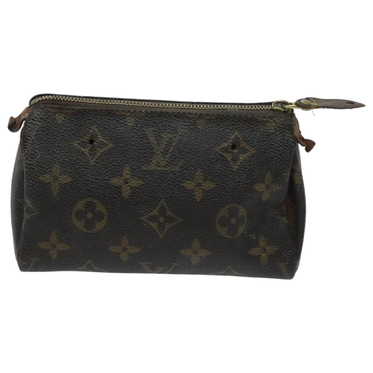 LOUIS VUITTON Monogram Mini Speedy Hand Bag M41534 LV Auth 96683