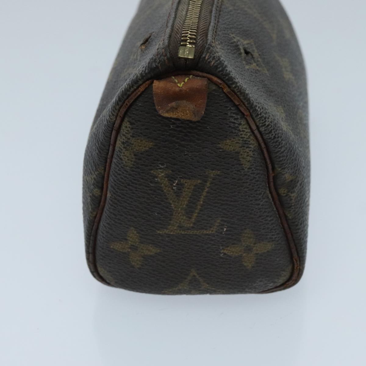 LOUIS VUITTON Monogram Mini Speedy Hand Bag M41534 LV Auth 96683