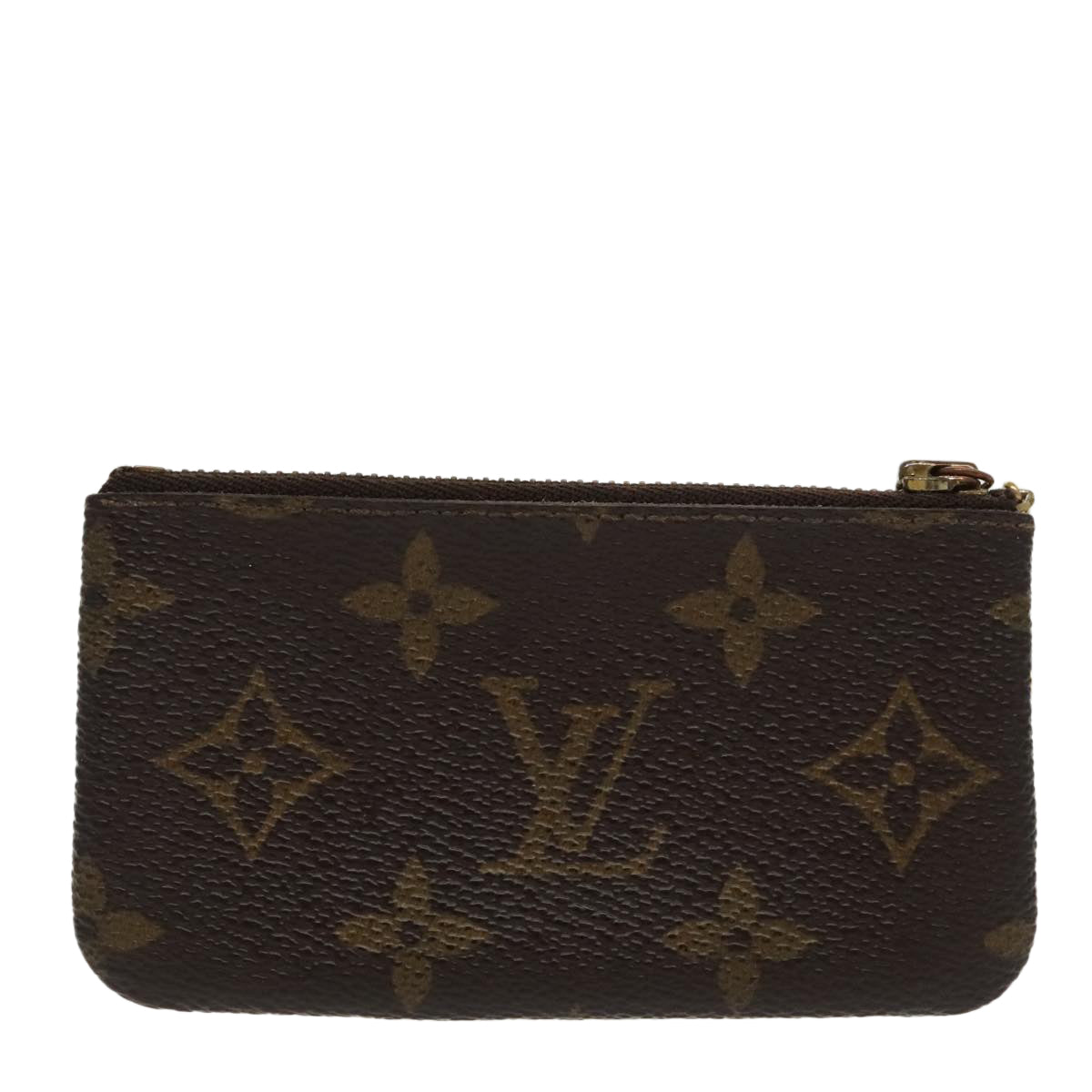 LOUIS VUITTON Monogram Pochette Cles Coin Purse M62650 LV Auth 96684