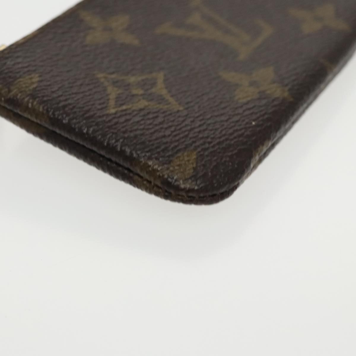 LOUIS VUITTON Monogram Pochette Cles Coin Purse M62650 LV Auth 96684